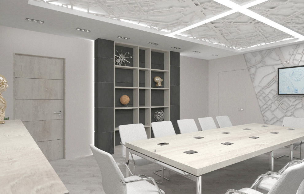 Переговорная с комнатой отдыха.