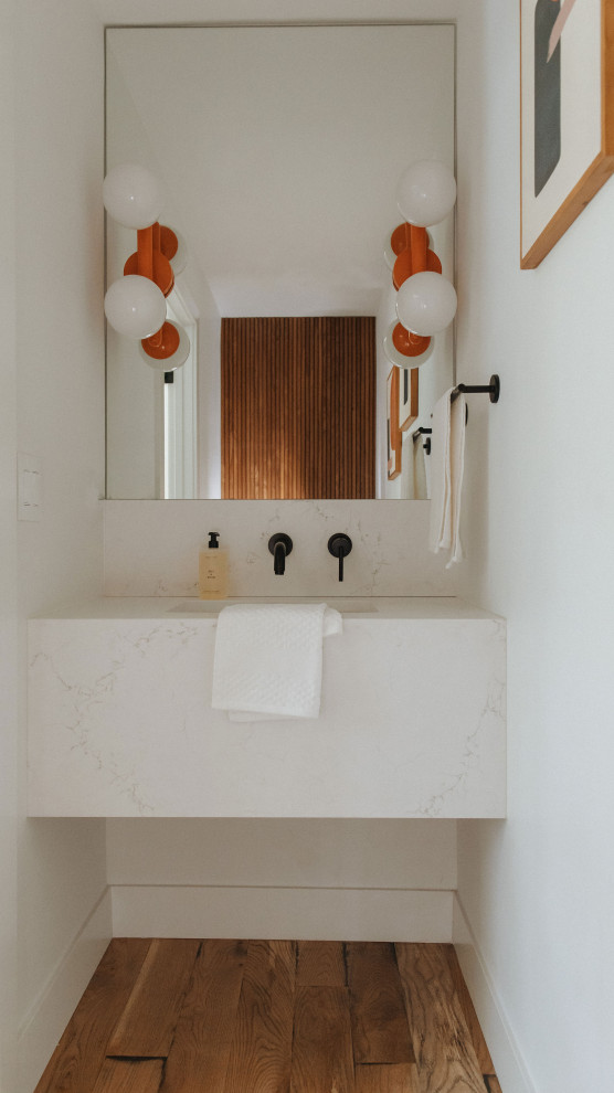 Plateau Court - Midcentury - Powder Room - Denver - by J Reiko Design ...