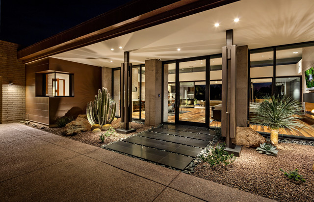 Munsinger Residence sud-ouest-americain-entree