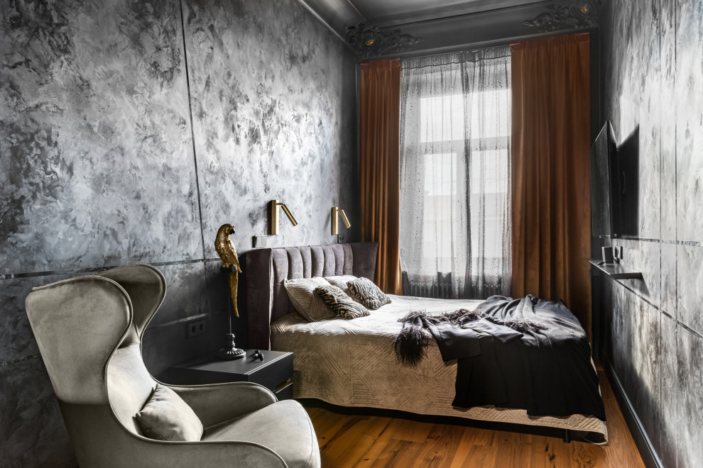 Черный интерьер 66м.кв.