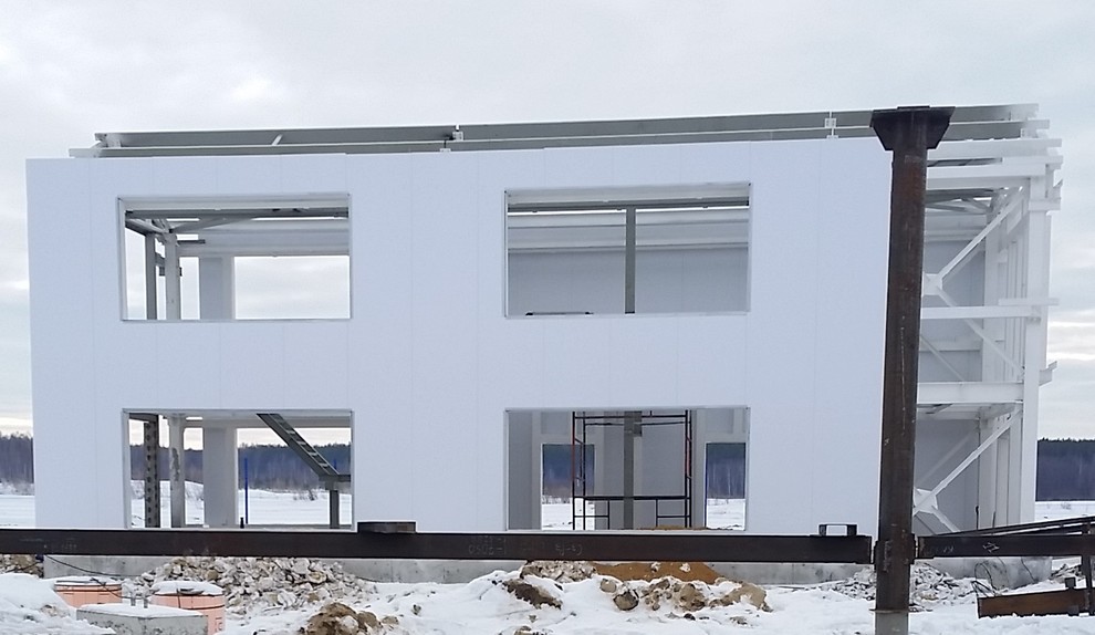 Строительство комплекса производственных зданий на территории завода