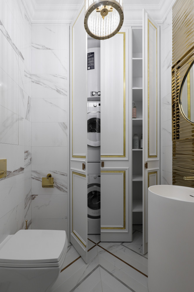 Реализованный дизайн-проект квартиры 90 кв.м.в стиле неоклассика