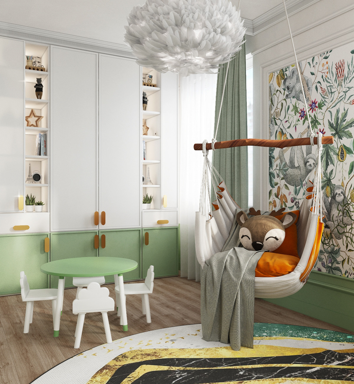 Дизайн детской комнаты, г. Строитель