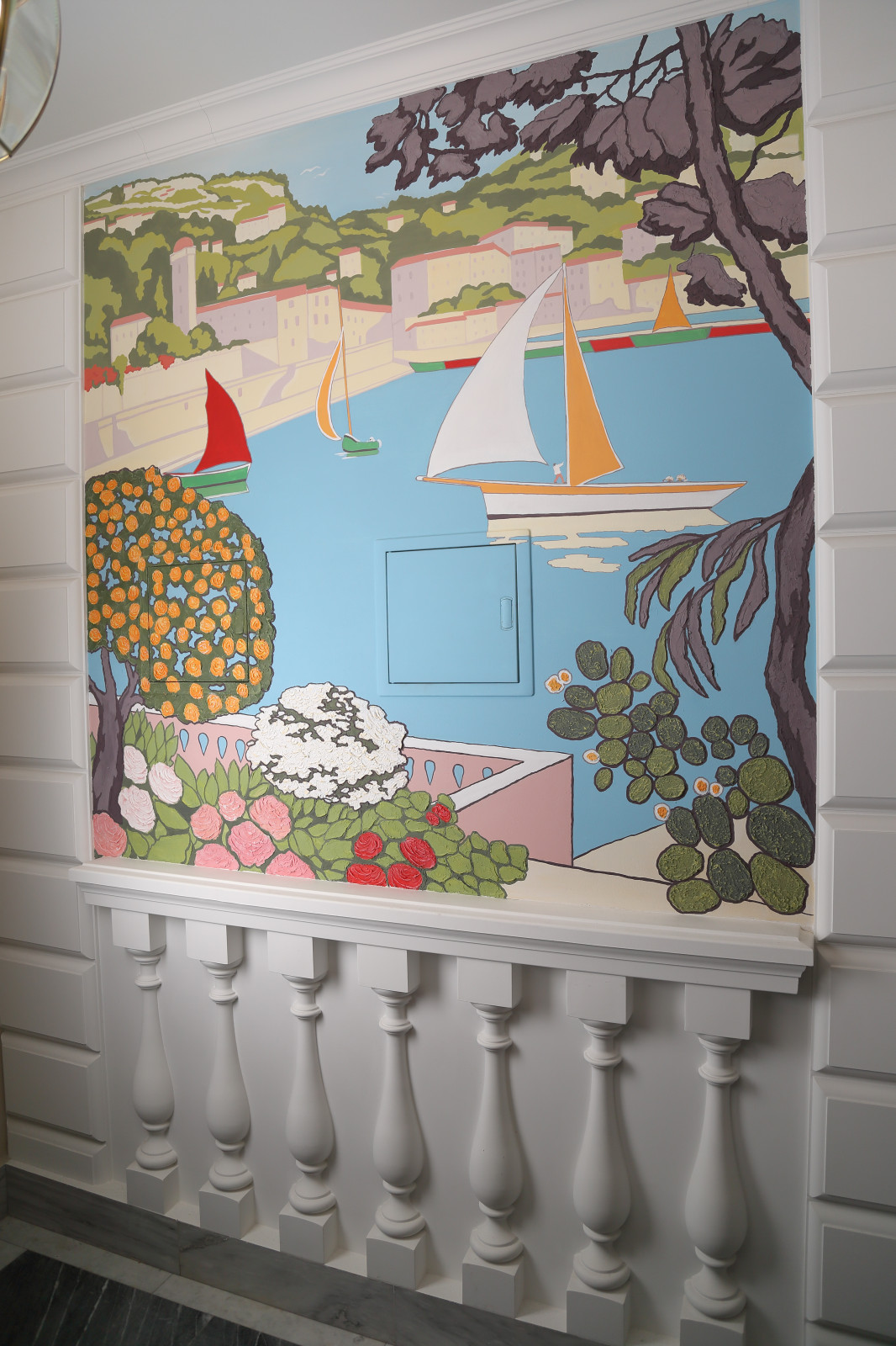 Декорирование коммуникационных щитов.