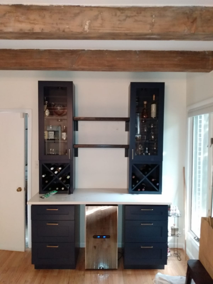 Modren kitchen and living room Renoavation
