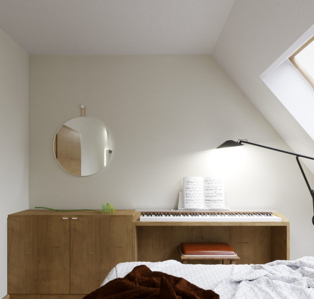 Apartment In Pastels Colours scandinavian-bedroom