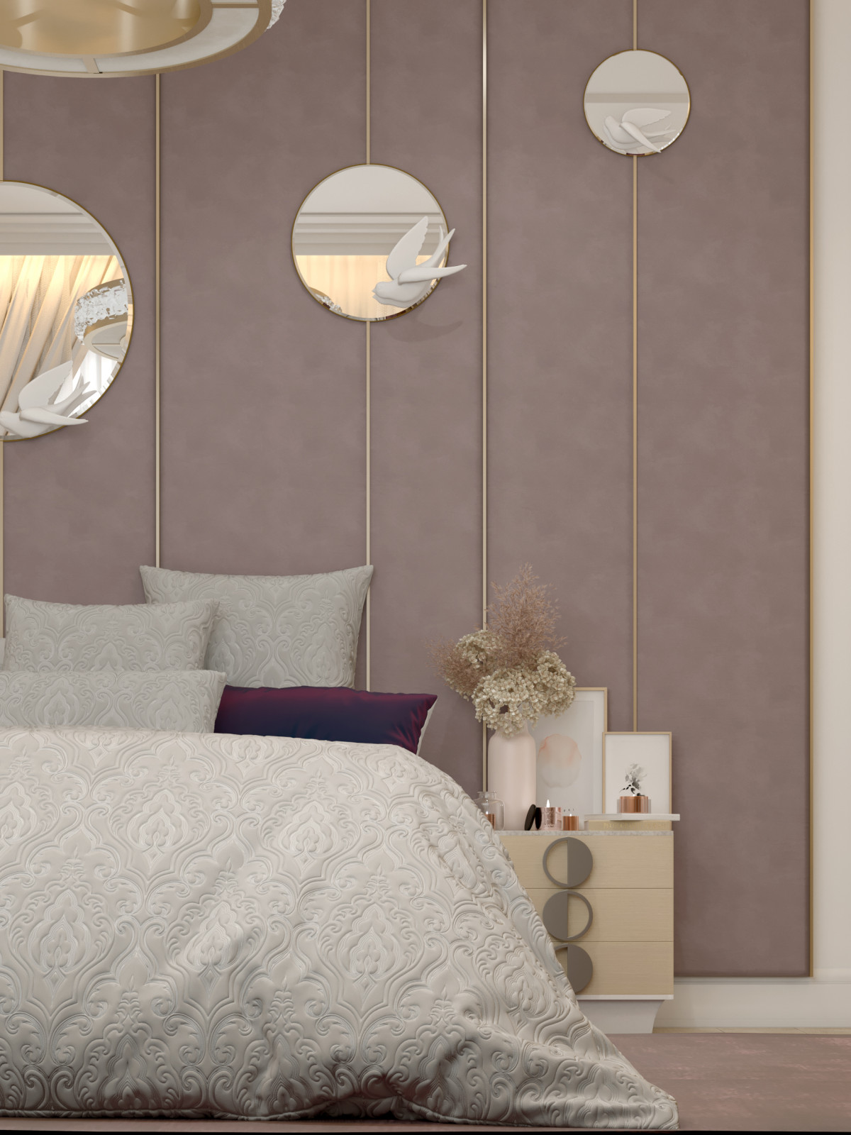 Современная классика квартира 100м2 Ольховский