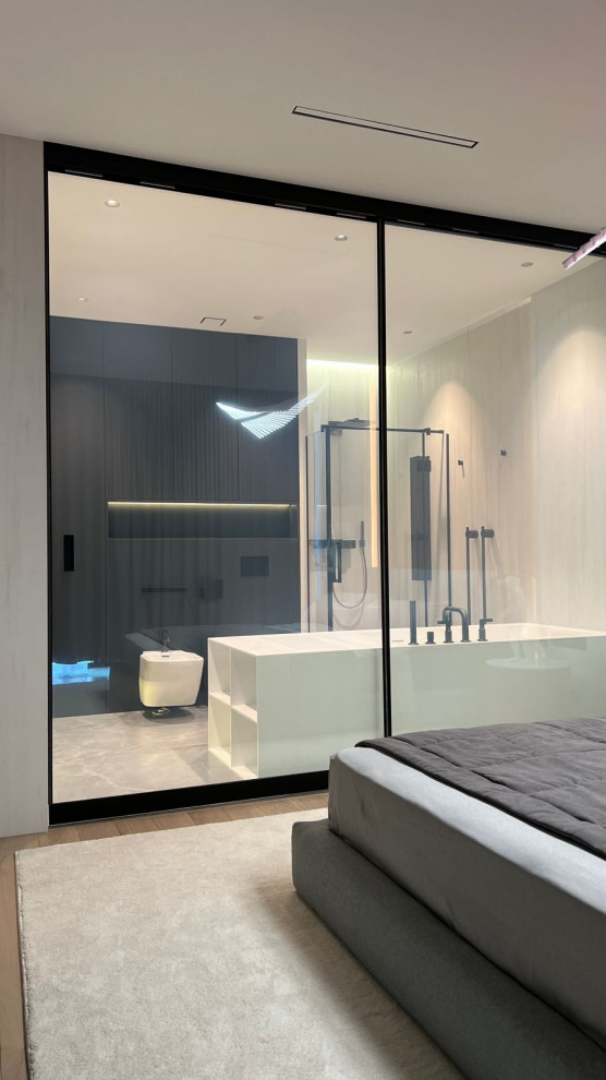 Фотосессия  - двери, мебель и перегородки в московской квартире