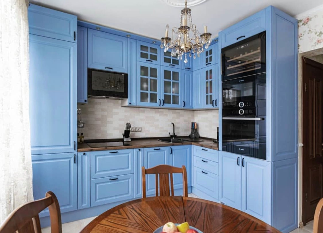 Kitchen cabinet door TV