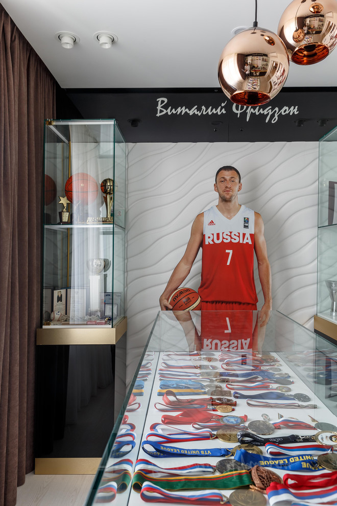 Интерьер дома баскетболиста ЦСКА Виталия Фридзона