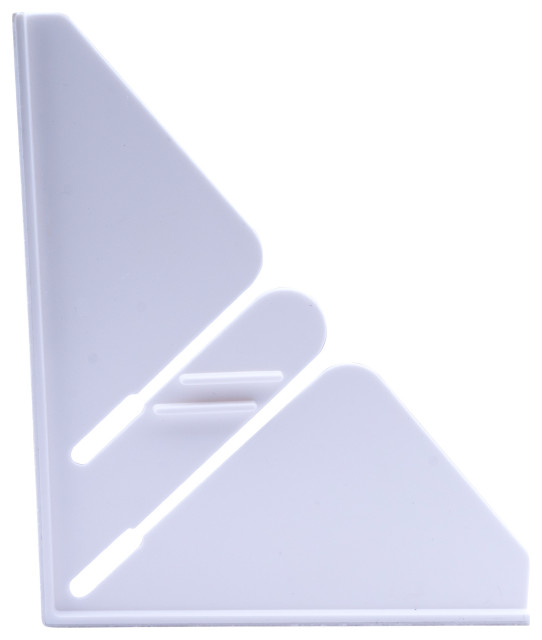 Plastic Tub and Shower Splash Shield PP067536 (2Pack) Modern Bathroom Accessories by