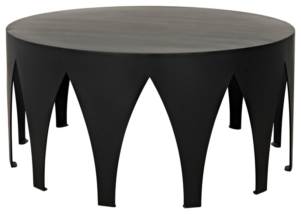 Morocco Coffee Table, Black Metal Coffee Tables by HedgeApple Houzz