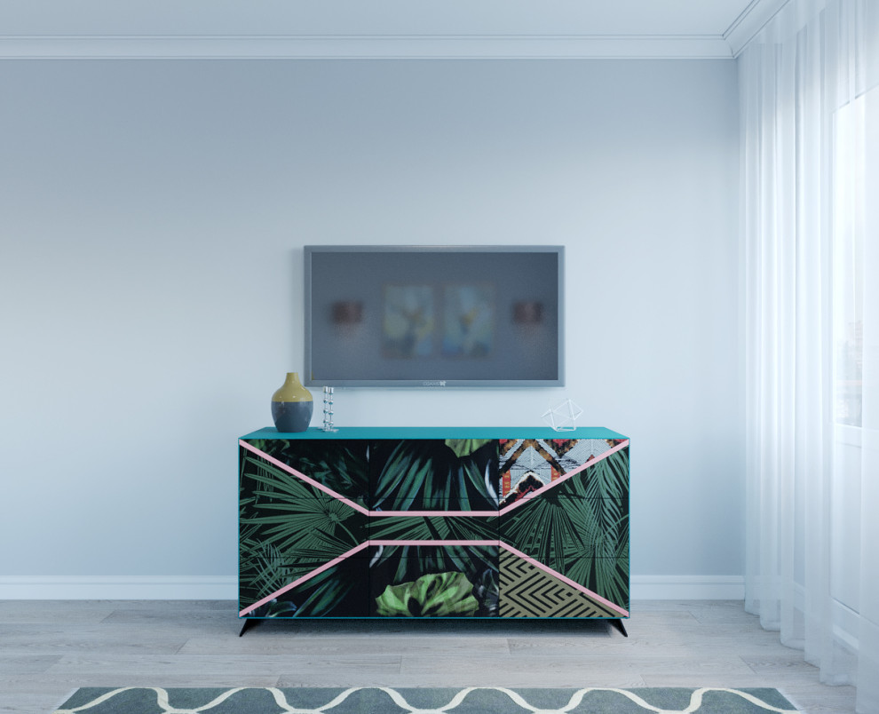 Зона ТВ в гостиной