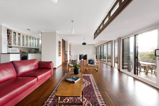 Midcentury Modern Rescue Renovation - Canberra retro-dagligstue