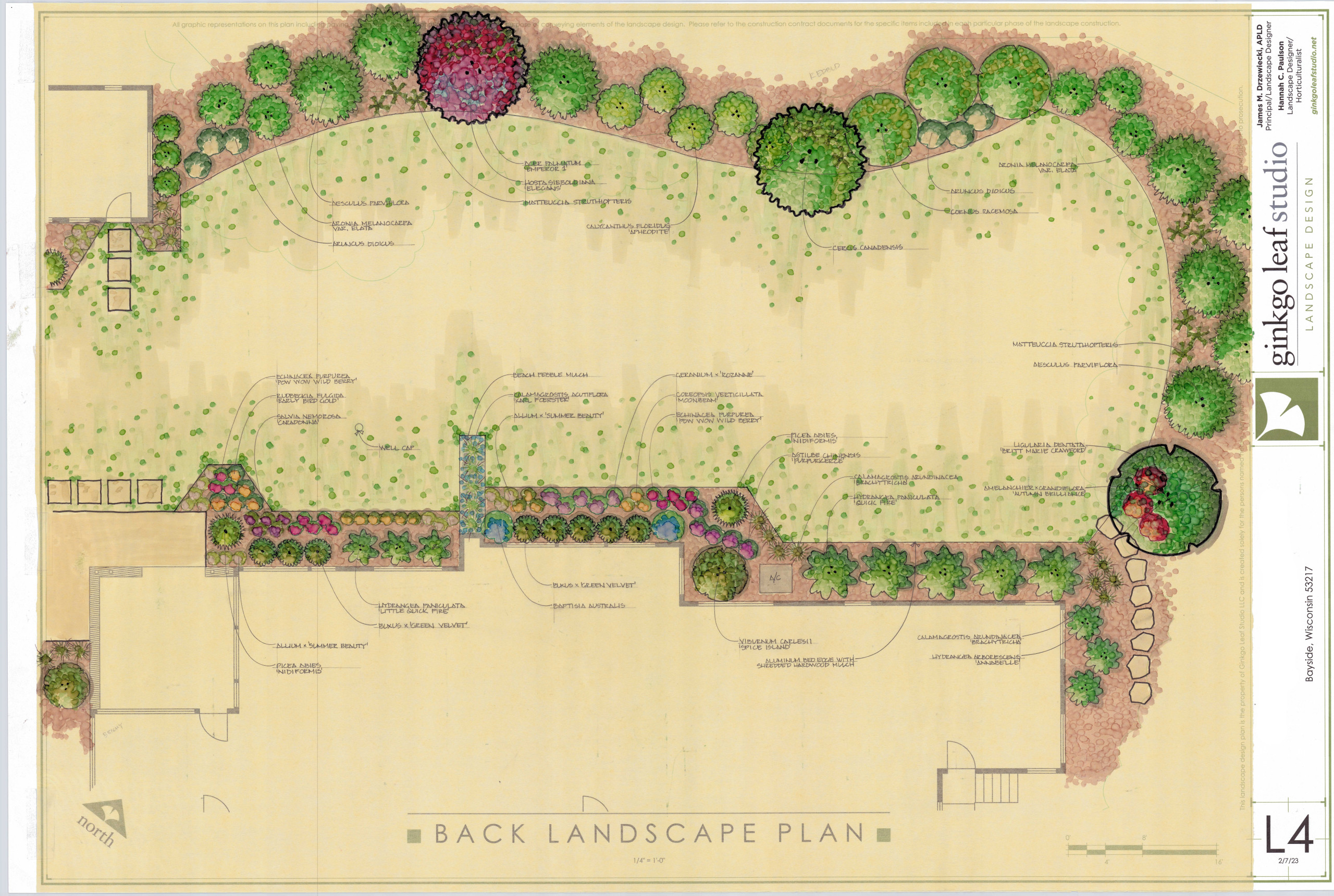 Mid-Century Modern Landscape Renovation - Bayside, WI
