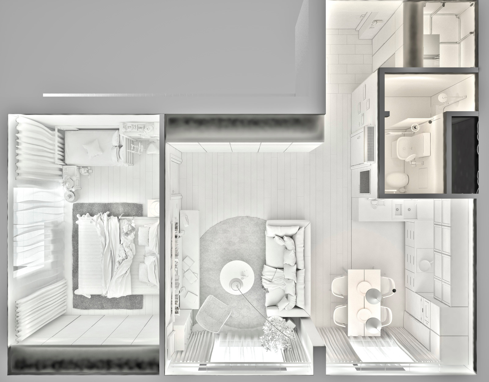 Проект квартиры 72м