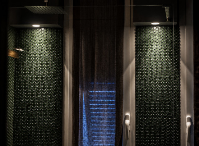 Appartamento con vista contemporary-bathroom