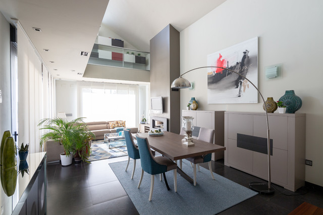 Vivienda unifamiliar contemporary-dining-room