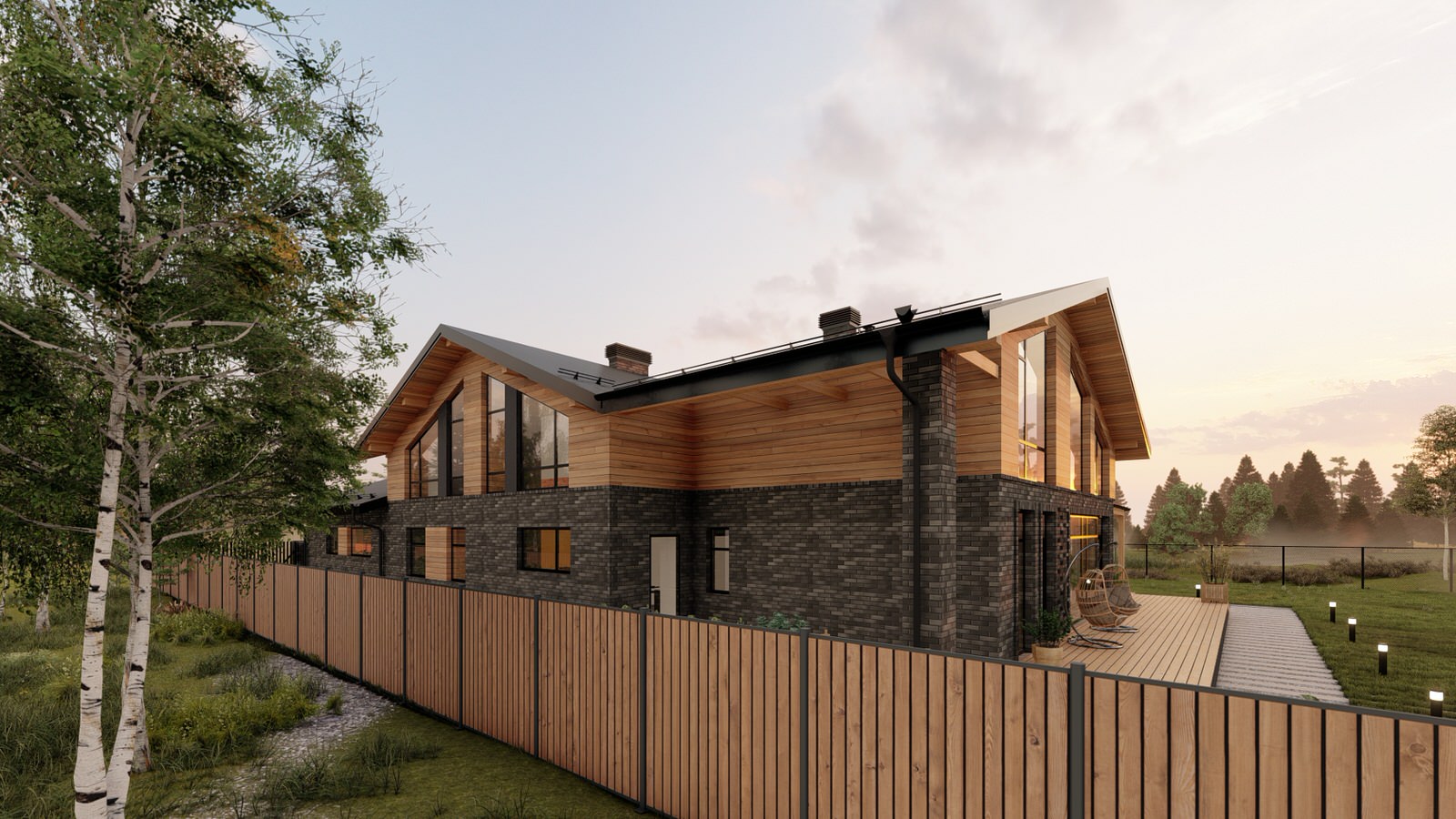 Проект дома 405м2 Сосновый Берег, Вологда