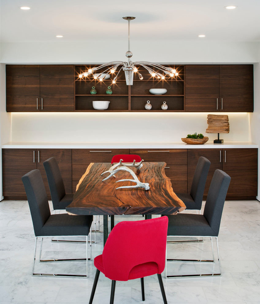 Photo of a contemporary dining room in San Diego.