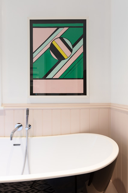 Surrey Ecclectic Home eclectic-bathroom