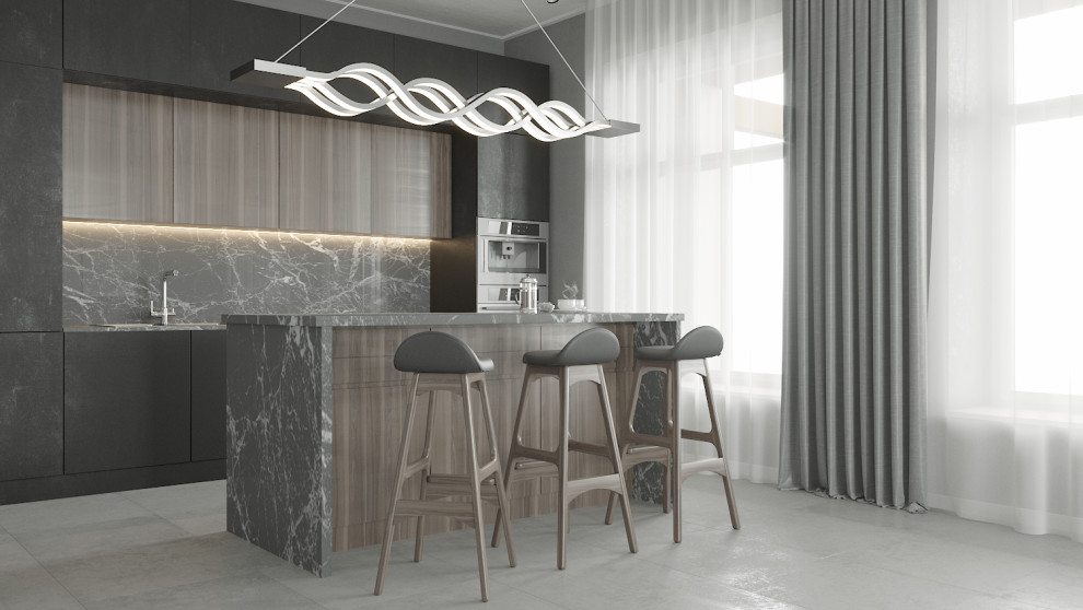 Трехэтажный дом в Подмосковье