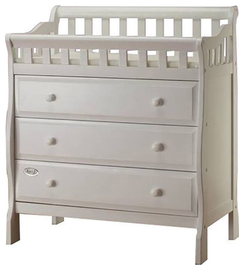 Orbelle Oneman Modern New Zealand Pine Solid Wood Changing Tables in