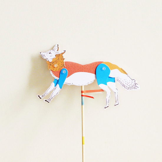 DIY Paper Puppet FOX