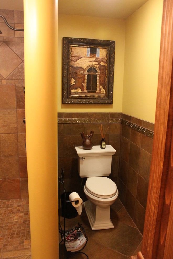 Photo of a mediterranean bathroom in New Orleans.