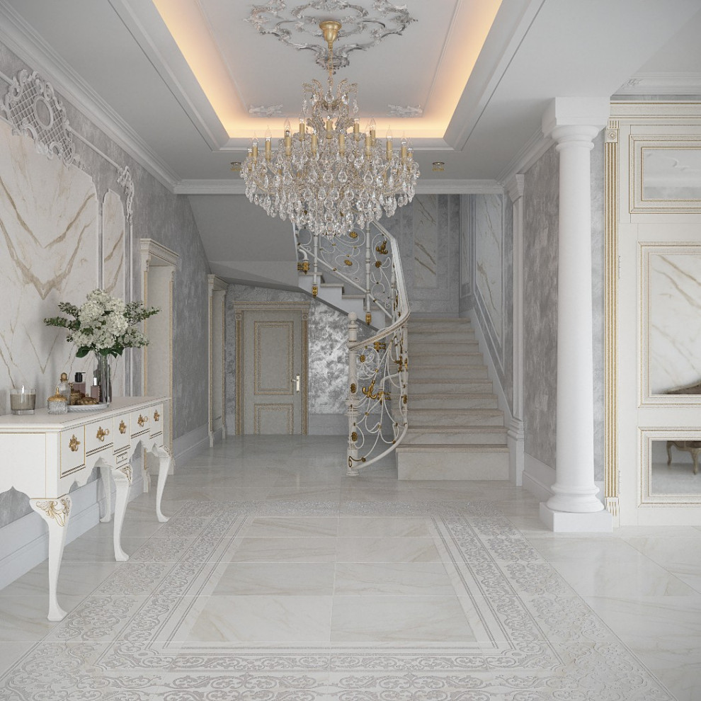 Дом в классическом стиле, посёлок Заостровье, Калининградская область