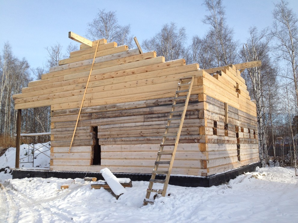 Гостевой дом с баней из бруса