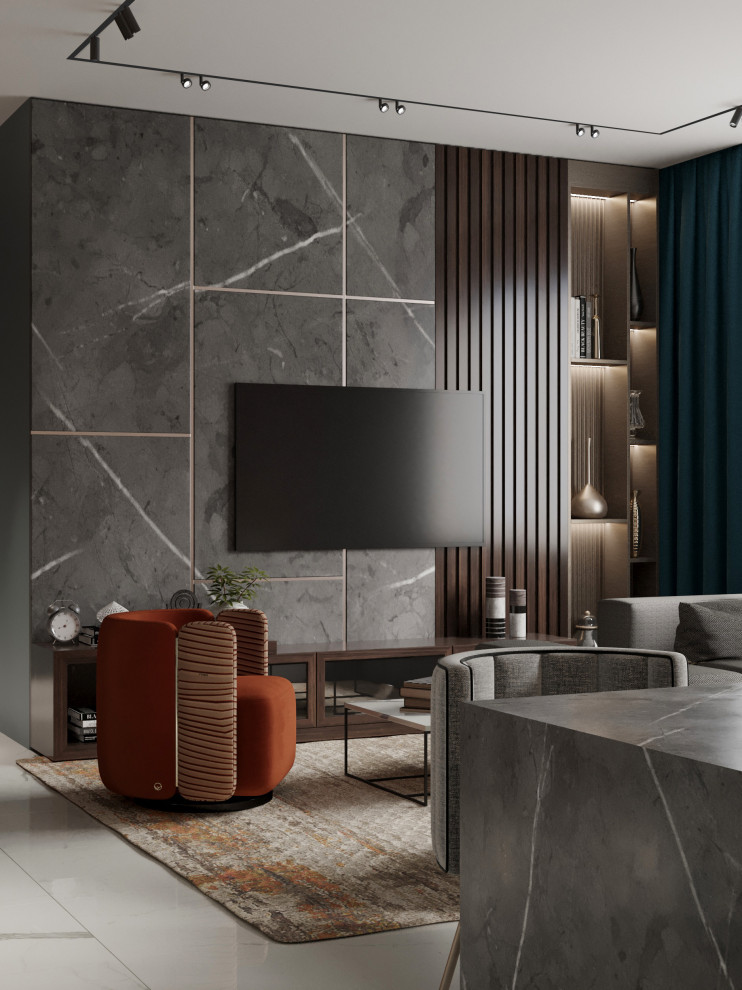 Дизайн проект квартиры в Искра парк 93кв м