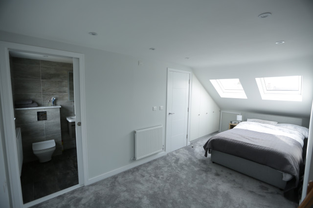 Raynes Park contemporary-bedroom
