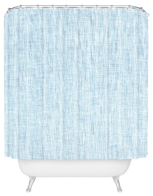 Holli Zollinger Linen Acid Wash Shower Curtain 90 X69