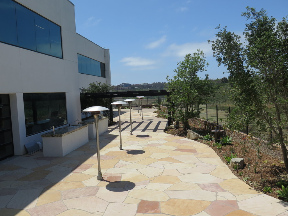 Inspiration for a mediterranean patio remodel in San Diego