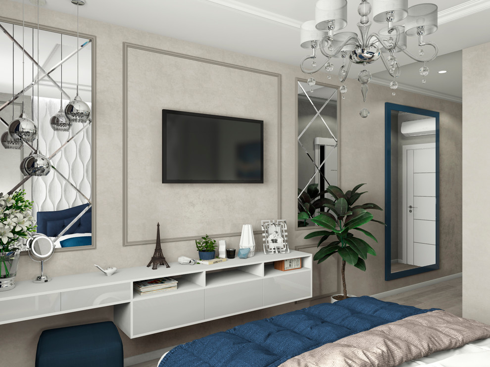 Дизайн интерьера трехкомнатной квартиры в ЖК "Граф Орлов"