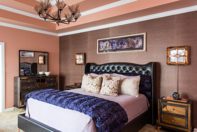 Dramatic Master Bedroom transitional-bedroom