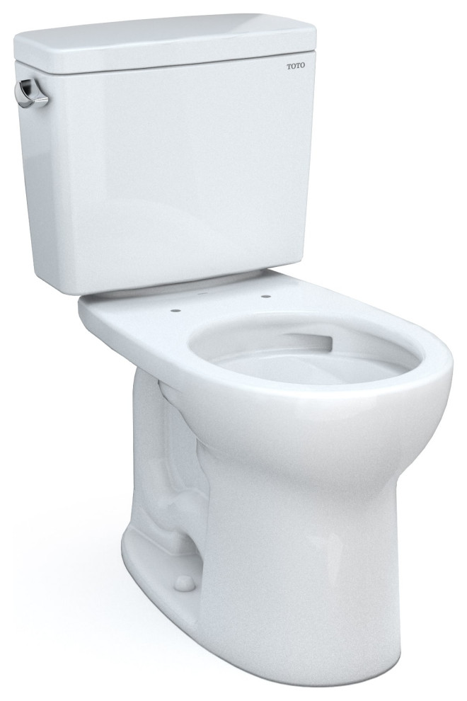 TOTO CST775CSFG01 Drake 2Piece Rounded 1.6GPF Toilet, Cotton White