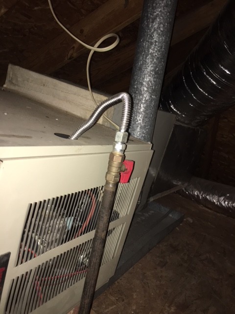 New Gas Line for Gas Range