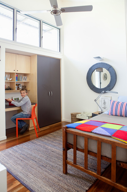 Pullenvale Contemporary trendy-sovevaerelse