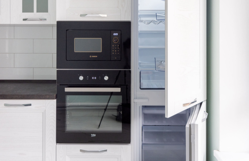 Кухня Кантри в белом цвете