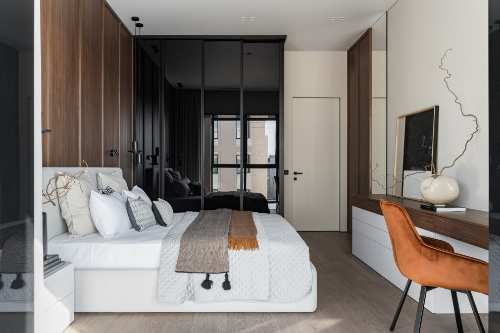 Квартира для активной семьи в минималистичном стиле