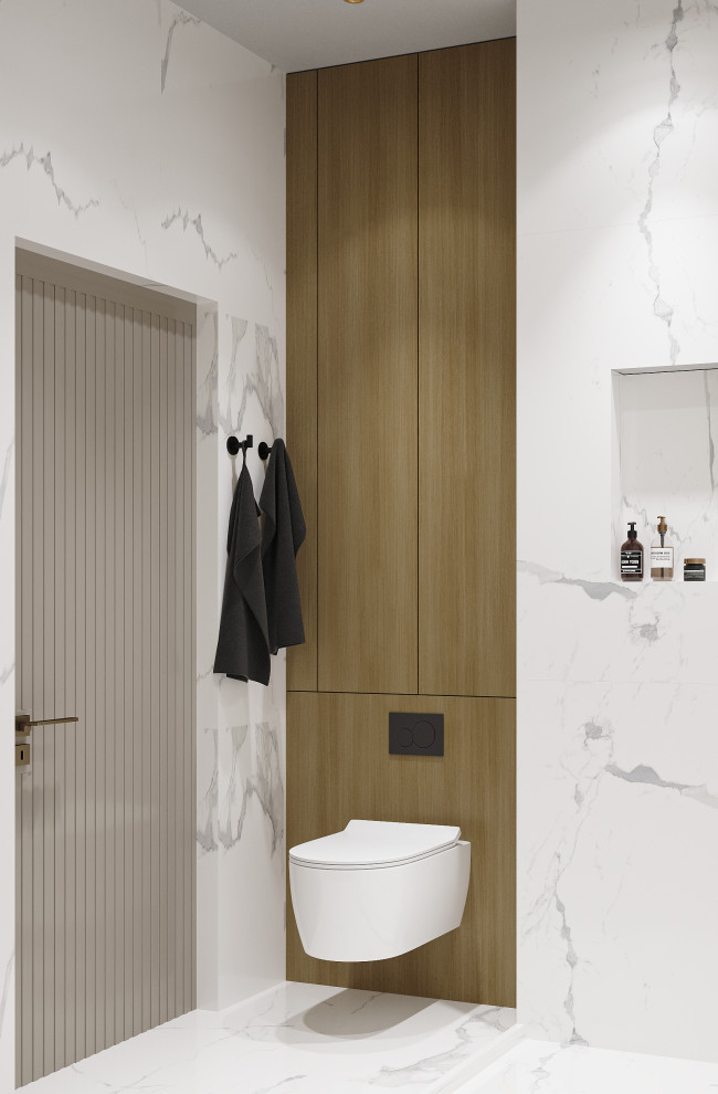 Проект 3-х комнатной квартиры THE WHITE SAVANNAH