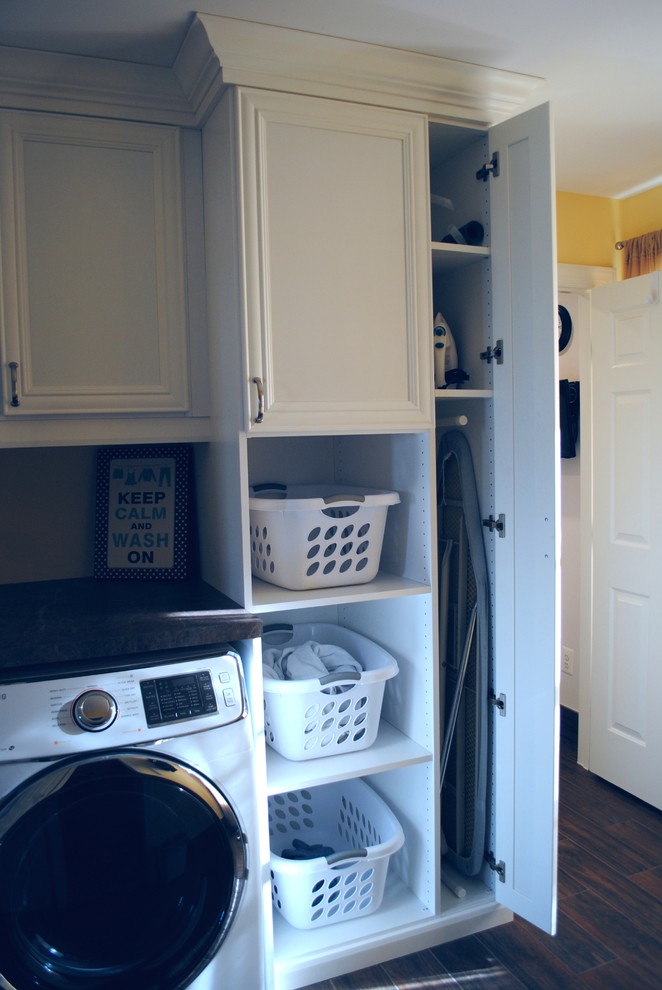 Traditional laundry room in DC Metro.
