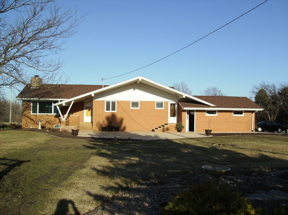 Exterior Help Trim Color for orange brick house