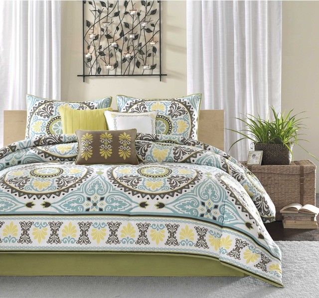 Madison Park Bali 7-piece Comforter Set - Contemporary - Comforters And ...