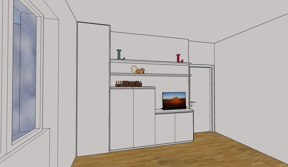 Appartamento 2+1 - ristrutturazione a Milano - completamento arredo