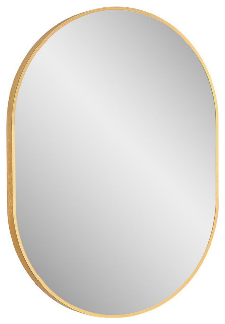 Melrose International Modern Oval Wall Mirror 30