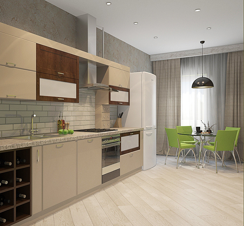 Квартира,площадью 50 м.кв. в экостиле