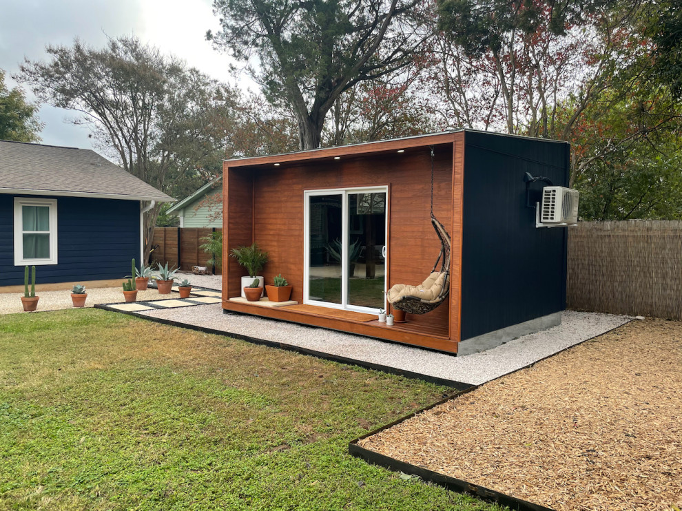 South Austin Cabana 16 Modern Shed Austin by Backyard Pod Houzz
